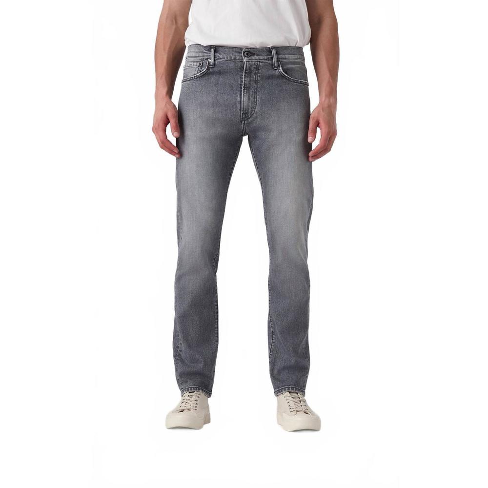 NEW C.O.F. STUDIO m7 tapered comfort straight leg jean in grey 90's wash